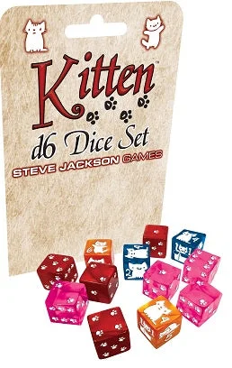 Kitten D6 Dice Set