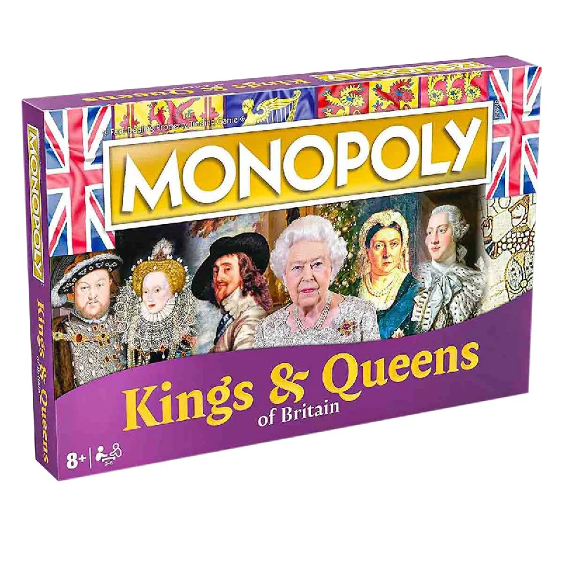 Monopoly Board Game Kings & Queens of Britain Edition