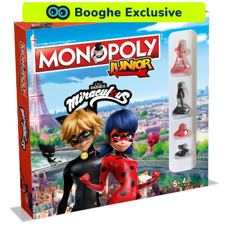 Monopoly Junior Board Game Miraculous Ladybug Edition