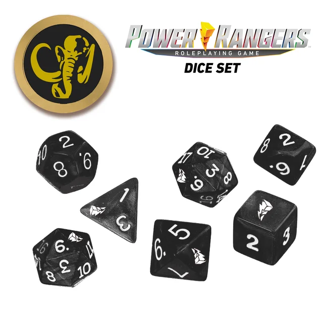 Power Rangers: Roleplaying Game  Dice Set - Black