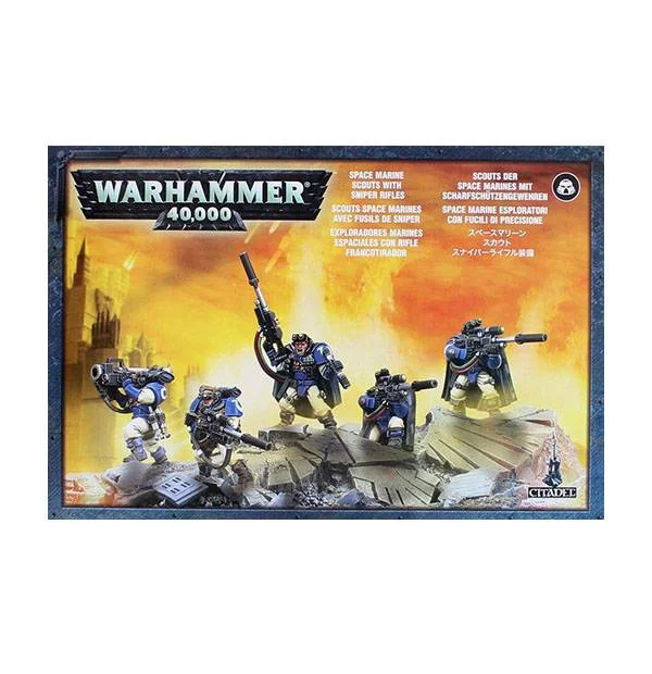 Games Workshop - Space Marine Scouts With Sniper Rifles