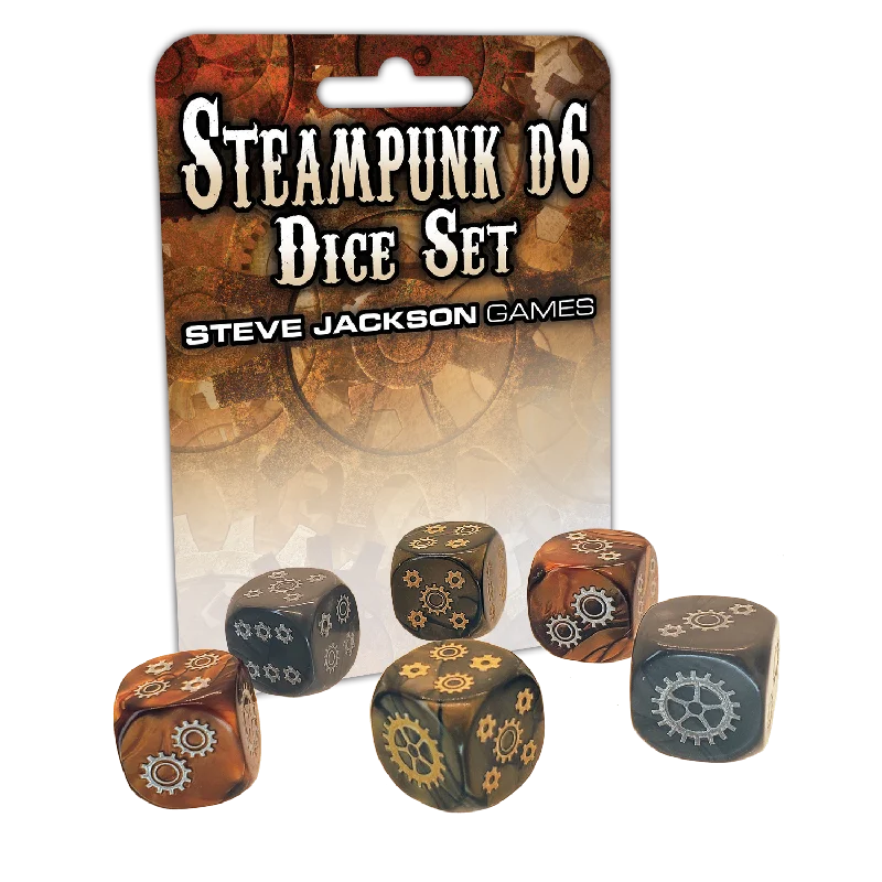 Steampunk D6 Dice Set