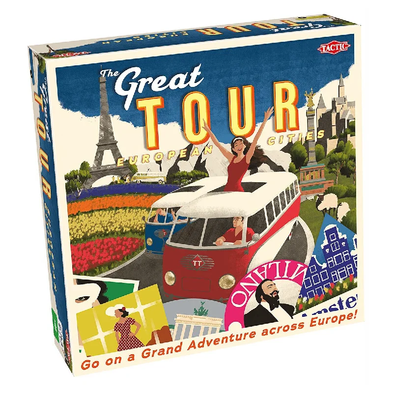 The Great Tour European Cities Board Game