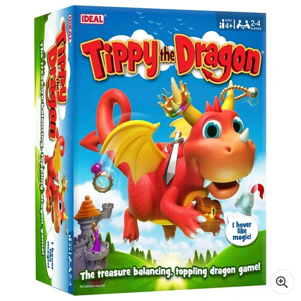 Tippy the Dragon The Treasure Balancing Family Board Game By Ideal