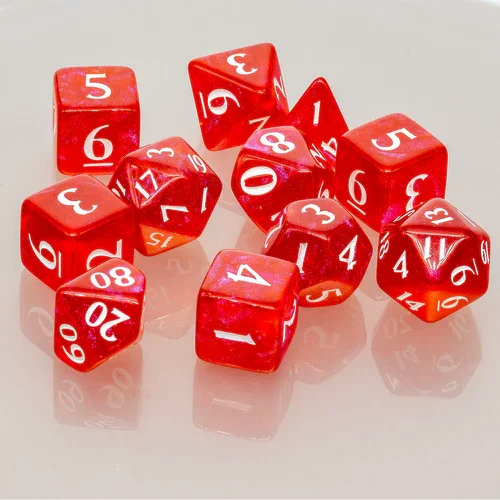 Ultra PRO Eclipse RPG Polyhedral Dice Set - Apple Red [11ct]