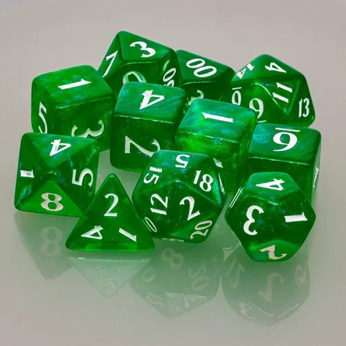 Ultra PRO Eclipse RPG Polyhedral Dice Set - Forest Green [11ct]