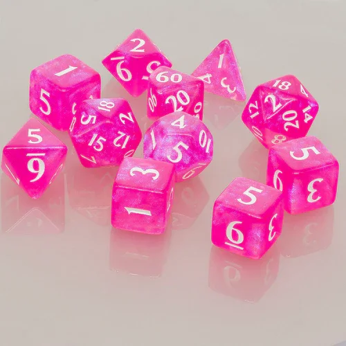 Ultra PRO Eclipse RPG Polyhedral Dice Set - Hot Pink [11ct]