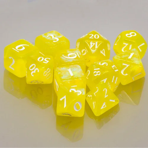 Ultra PRO Eclipse RPG Polyhedral Dice Set - Lemon Yellow [11ct]