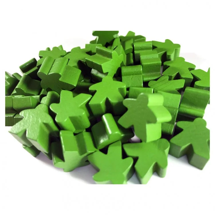 Apostrophe Games - Wooden - Meeples (Green)