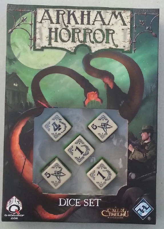 Arkham Horror: Dice Set (Bone Edition)