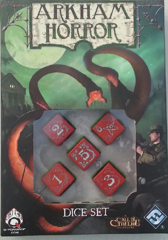 Arkham Horror: Dice Set (Cursed Edition)