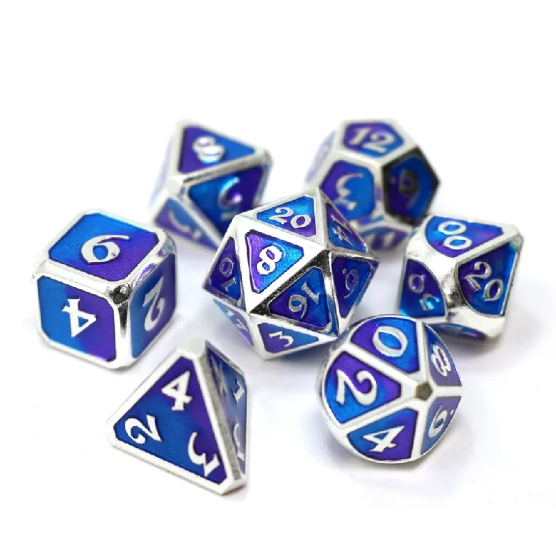 Die Hard Dice Metal RPG Polyhedral Dice Set - Spellbinder Nightfall [7ct]