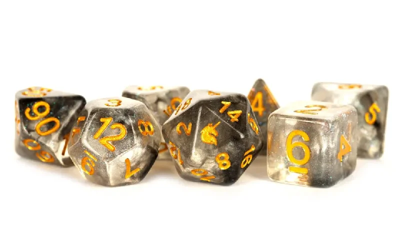 FanRoll MET 717 Unicorn: Rogue Rage RPG Polyhedral Dice Set [7ct]