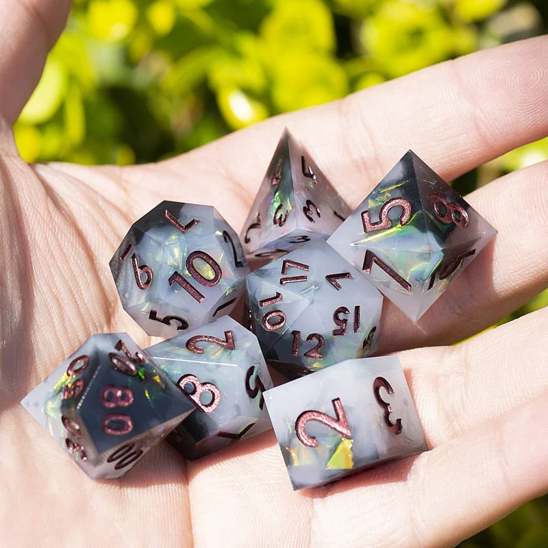 Dice set with no box